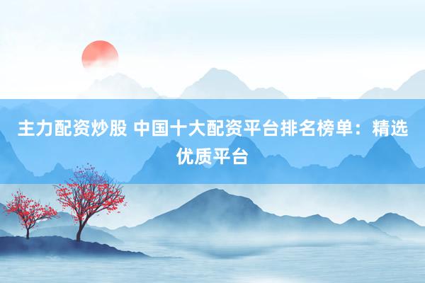 主力配资炒股 中国十大配资平台排名榜单：精选优质平台
